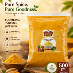 NAMITA Turmeric Powder 500gm Pouch Pack