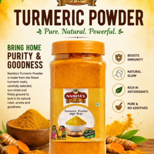 NAMITA Turmeric Powder 250gm container