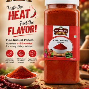 NAMITA Red Chilli Powder 250gm Container