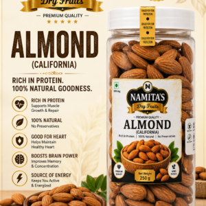 NAMITA  Premium Almonds 250gm Container